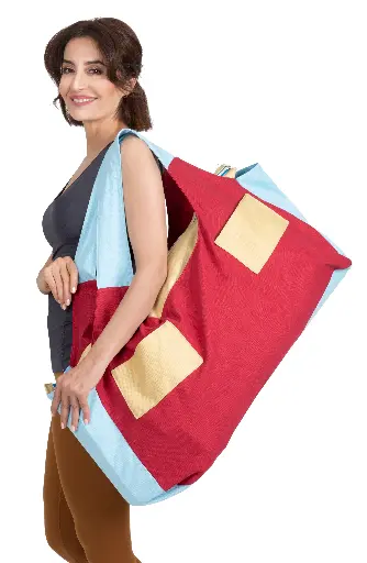 Extra Large Yoga Mat Bag, Fits All Your Stuff - Red